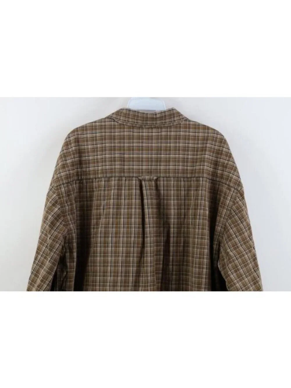 Vtg The North Face Mens 2XL XXL Spell Out Trekking Hiking Collared Button Shirt